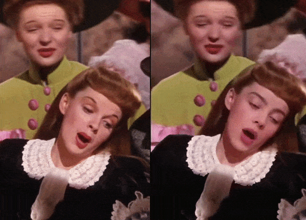 Deepfake of Billie Eilish as Judy Garland in Meet Me In St.Louis (19440
